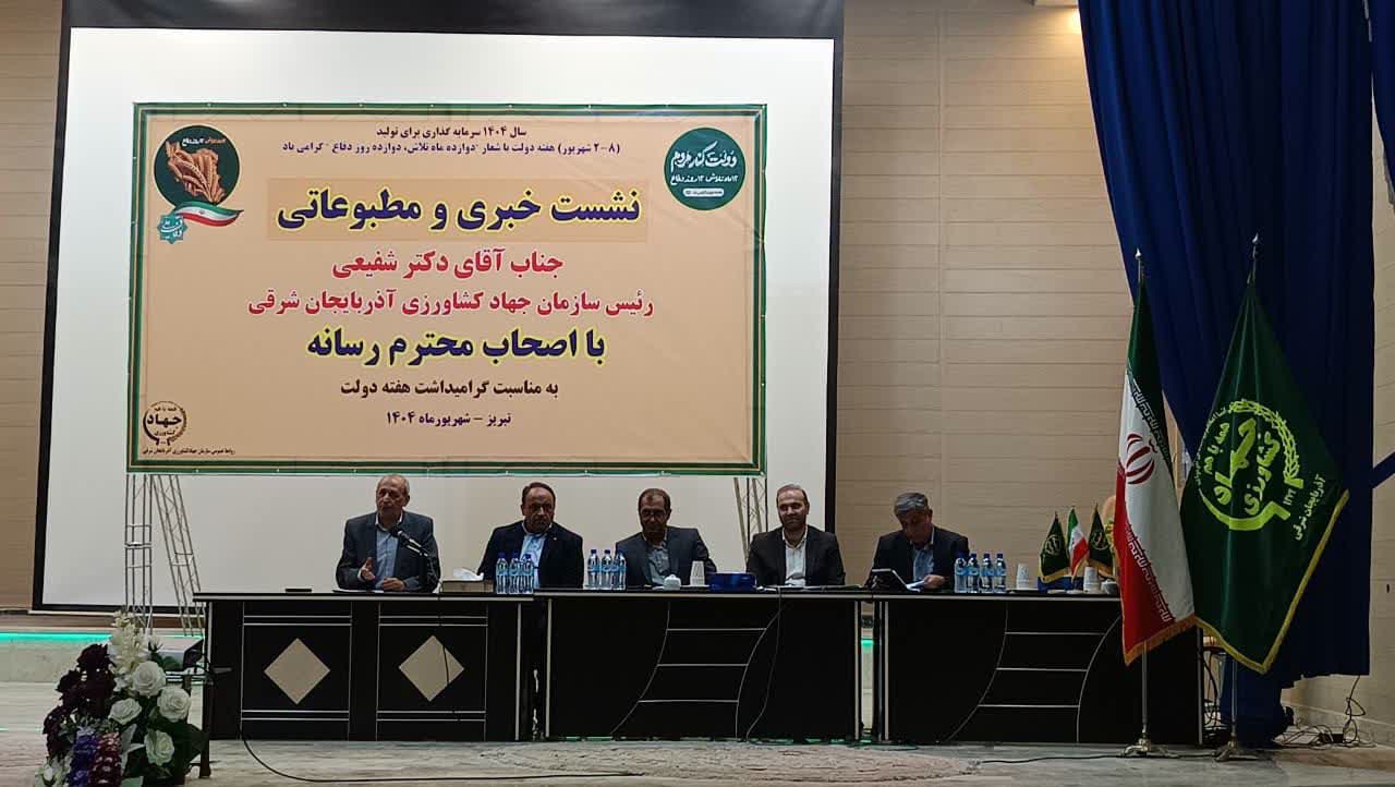 بهره‌برداری از 60 پروژه کشاورزی آذربایجان شرقی به مناسبت هفته دولت
