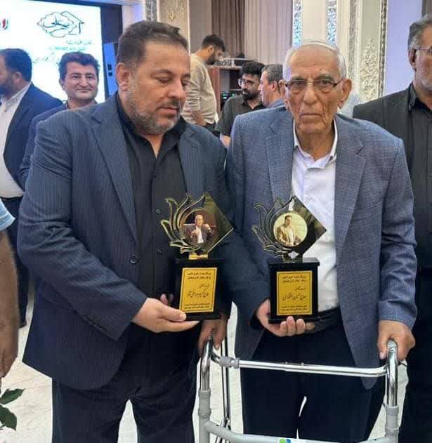 تجلیل از خیر نامدار تبریزی در همایش بزرگ مرکز نیکوکاری مهر علی