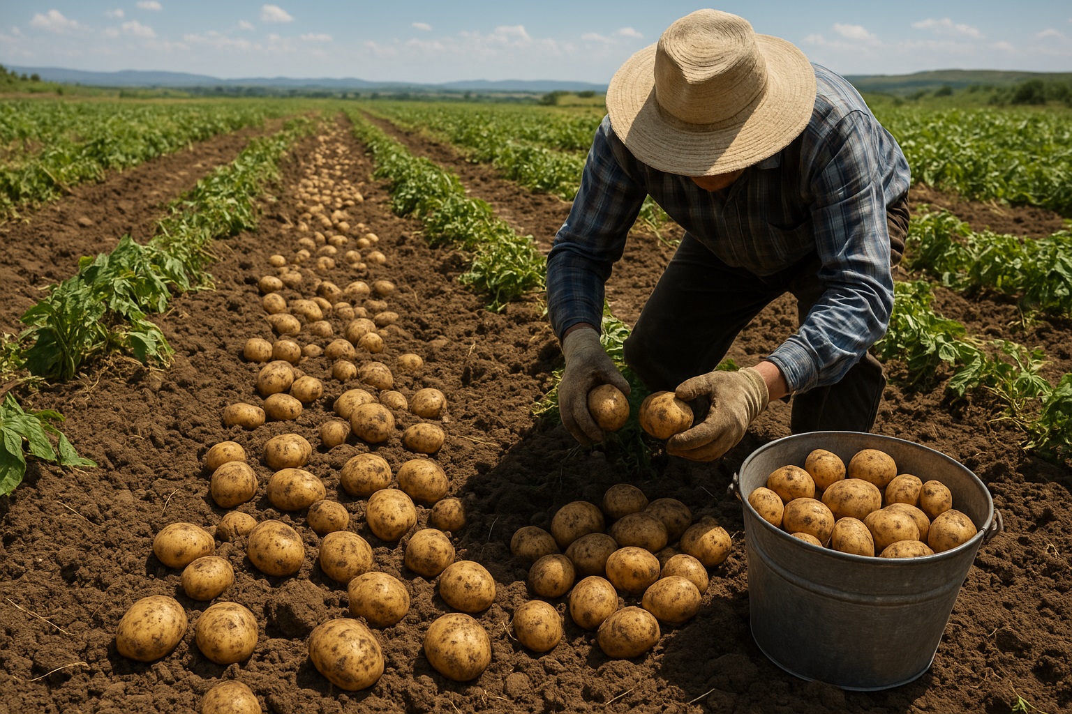 تولید 267 هزار تن سیب زمینی پاییزه در استان آذربایجان شرقی