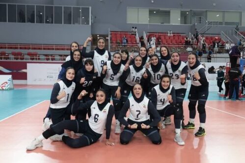 کسب عنوان قهرمانی دختران والیبالیست ایران در بازی های آسیایی