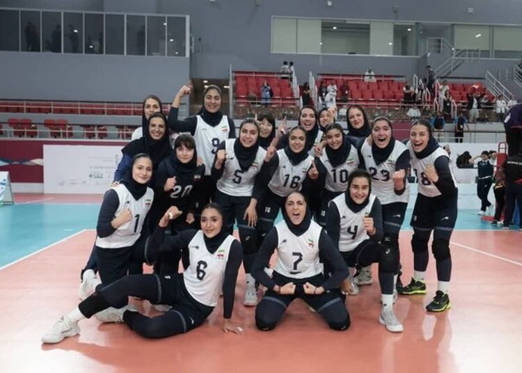 کسب عنوان قهرمانی دختران والیبالیست ایران در بازی های آسیایی