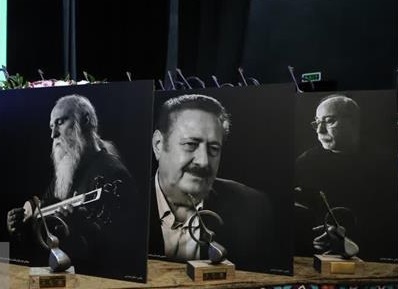 تجلیل از چهار هنرمند پیشکسوت موسیقی آذربایجان شرقی در اختتامیه نخستین جشنواره سراسری موسیقی دستگاهی ایرانی