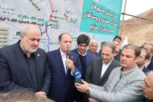 آغاز عملیات اجرایی انتقال آب سد کلقان بستان آباد با حضور وزرای جهاد کشاورزی و نیرو