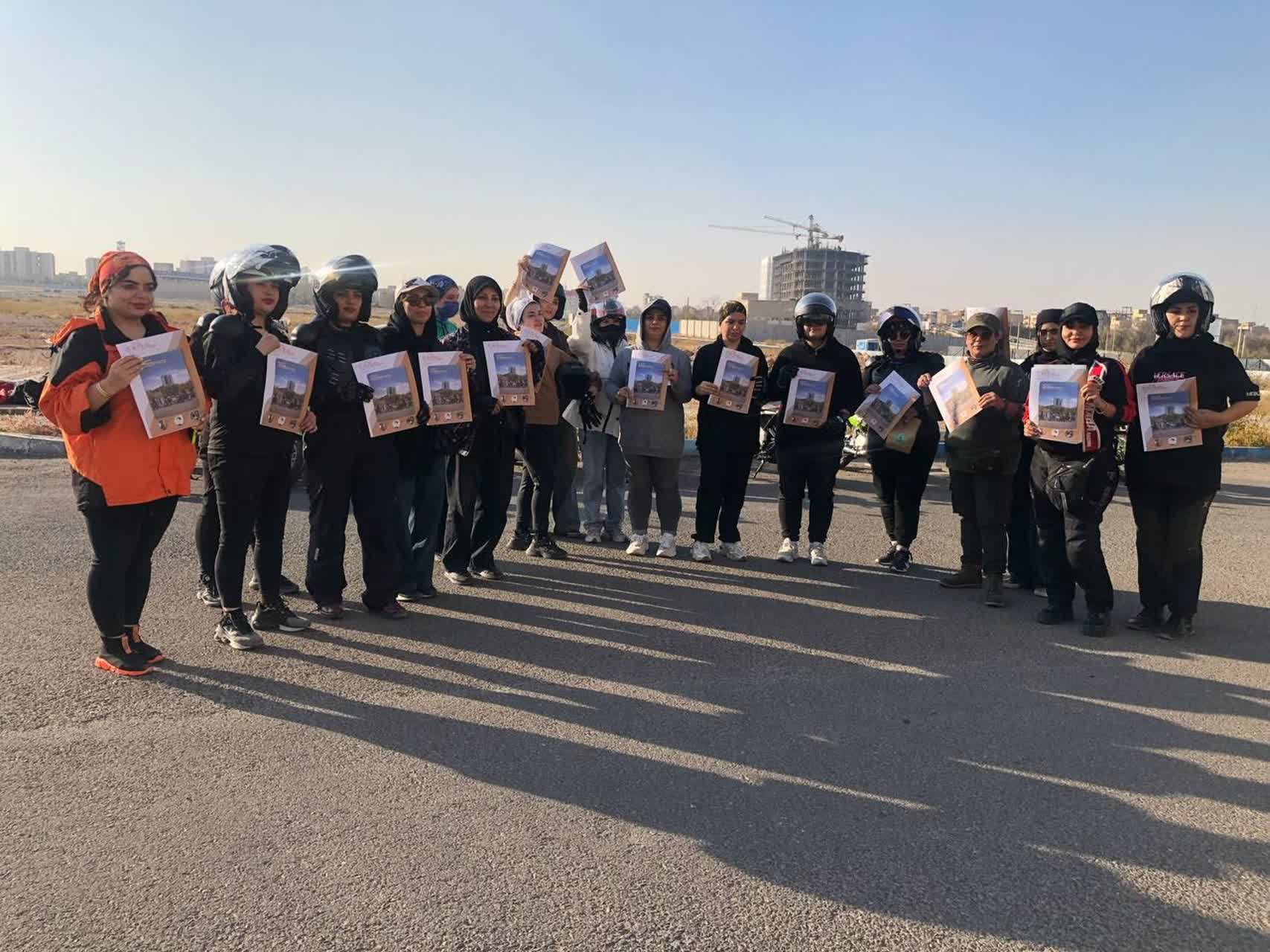 درخشش بانوان موتورسوار آذربایجان شرقی در چالش مهارت موتورسواری