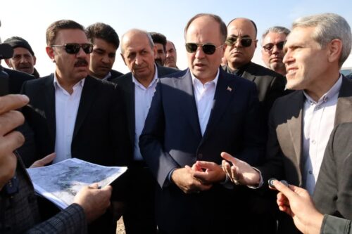 بازدید وزیر جهاد کشاورزی از پروژه مرمت و بازسازی سد ارباطان در هریس