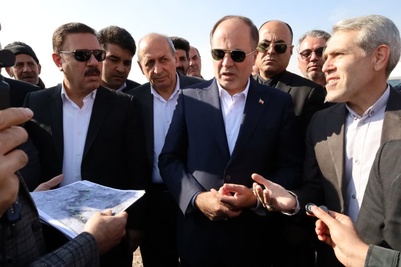 بازدید وزیر جهاد کشاورزی از پروژه مرمت و بازسازی سد ارباطان در هریس