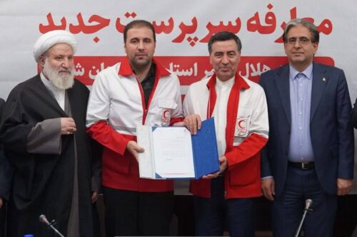 آیین تکریم و معارفه سرپرست جمعیت هلالاحمر استان آذربایجانشرقی برگزار شد