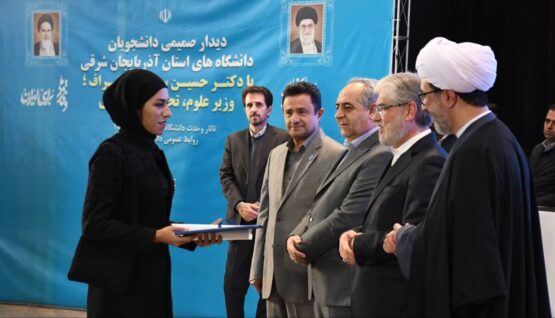 تجلیل وزیر علوم از تنها مدالآور آسیایی ایران در دوچرخهسواری بانوان