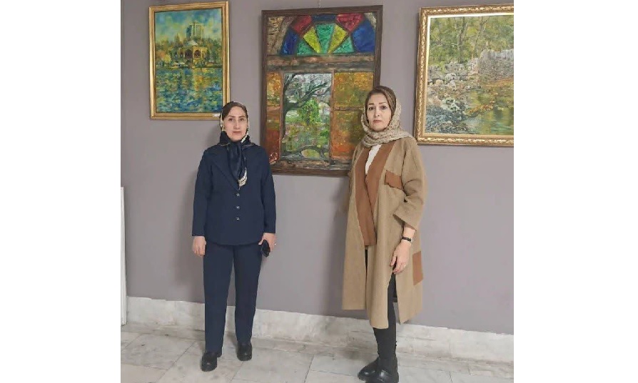 گفت‌وگو با هنرمندان زن حاضر در نمایشگاه گروهی نقاشی