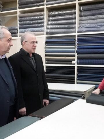 حضور استاندار آذربایجان شرقی در بازار تبریز