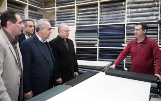 حضور استاندار آذربایجان شرقی در بازار تبریز