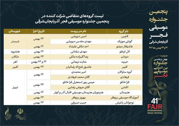 جشنواره موسیقی فجر