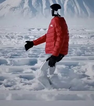 روبات انسان‌نما ۱۳۰ هزار قدم در یخبندان پیاده‌روی کرد