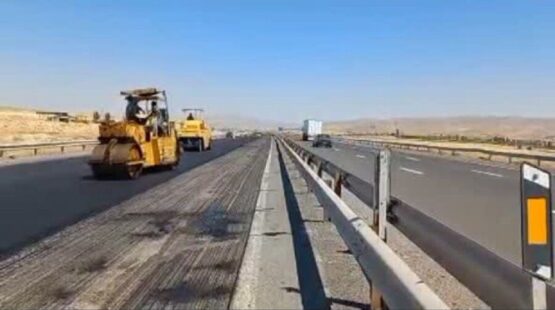 آغاز روکش آسفالت ۲۰۰ کیلومتر آزادراه تبریز- زنجان