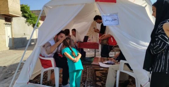 استقرار کاروان سلامت در محلات کمبرخوردار مراغه